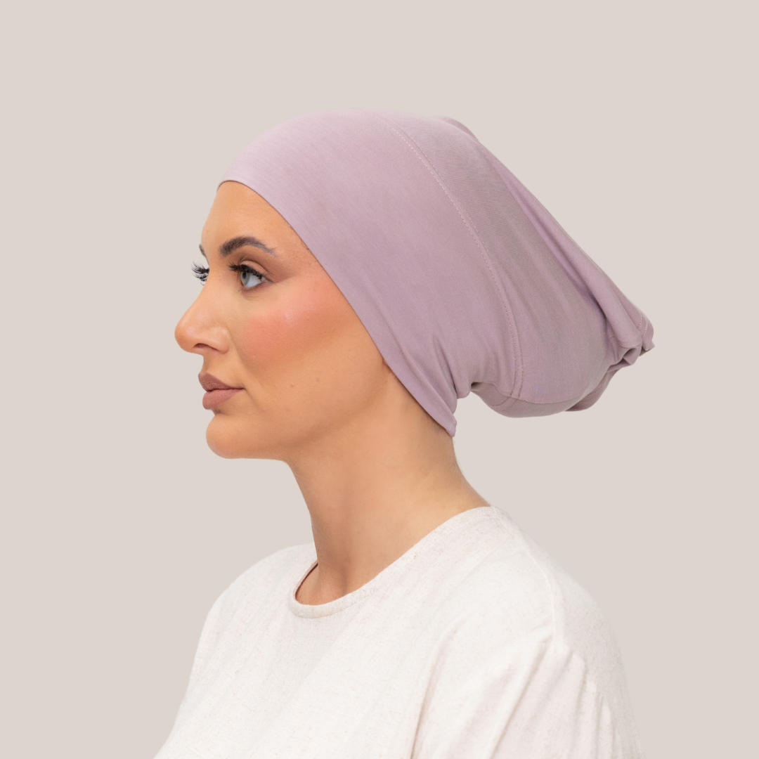 Plum under cap