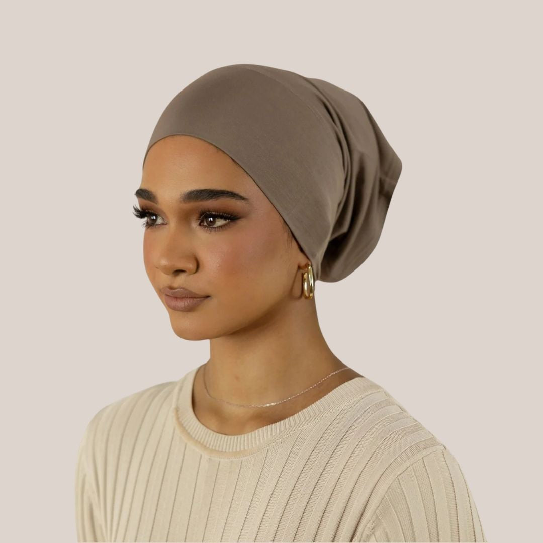 Mocha under cap