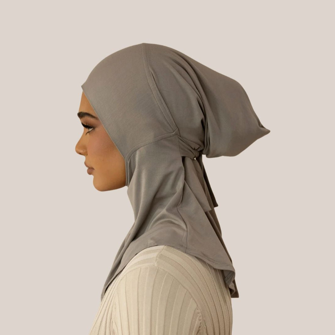 Taupe ninja cap