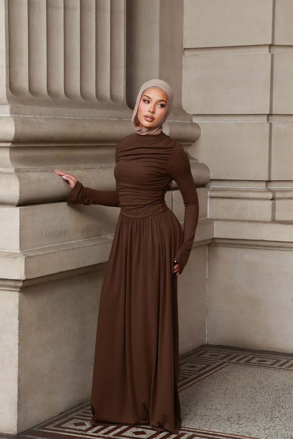 Zavine Dress - Espresso