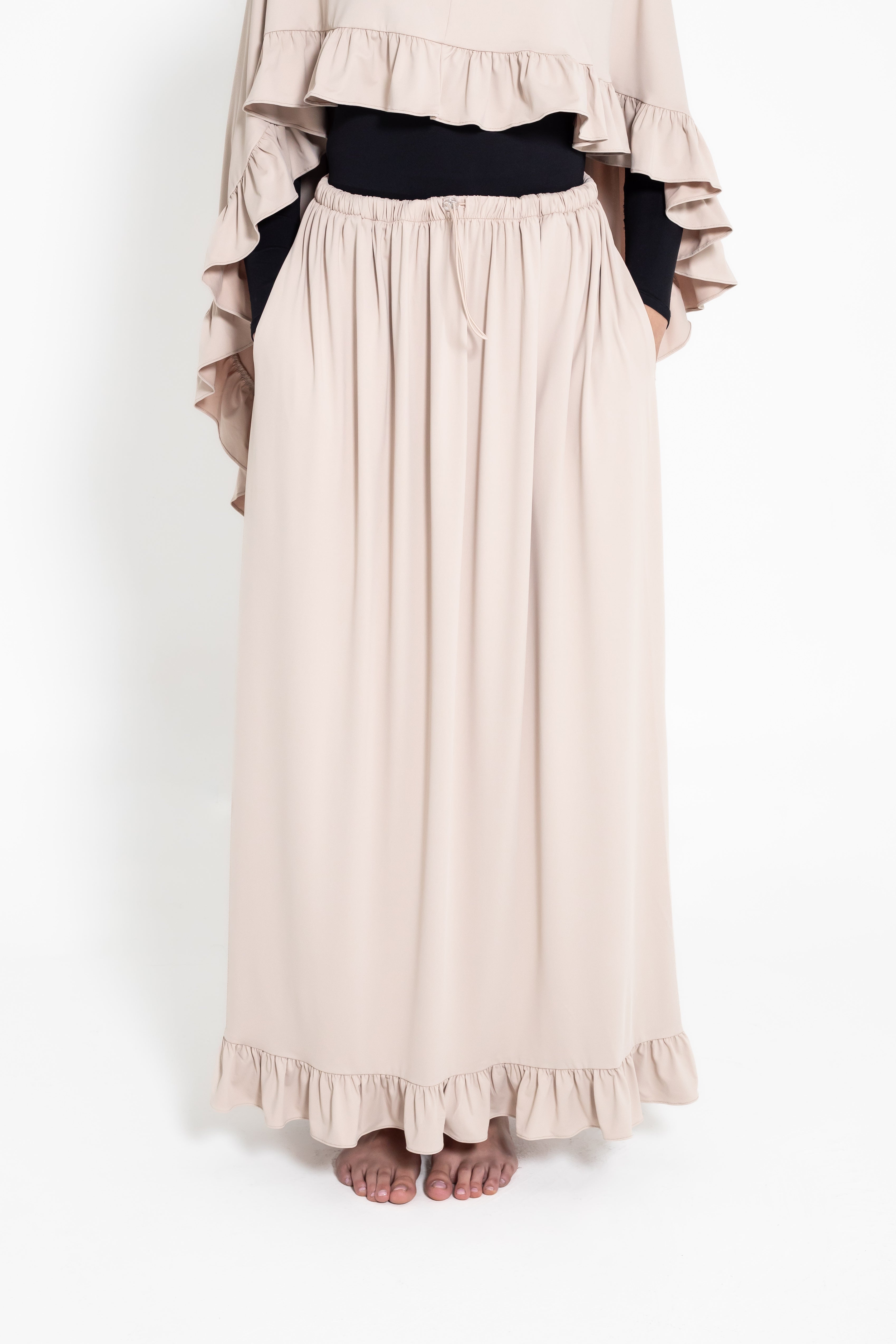 Selah Frill Set - Ecru