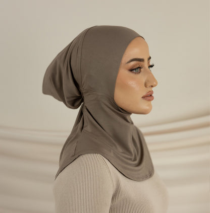 MODAL MOCHA ninja cap hijab set