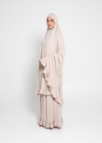 Selah Frill Set - Ecru