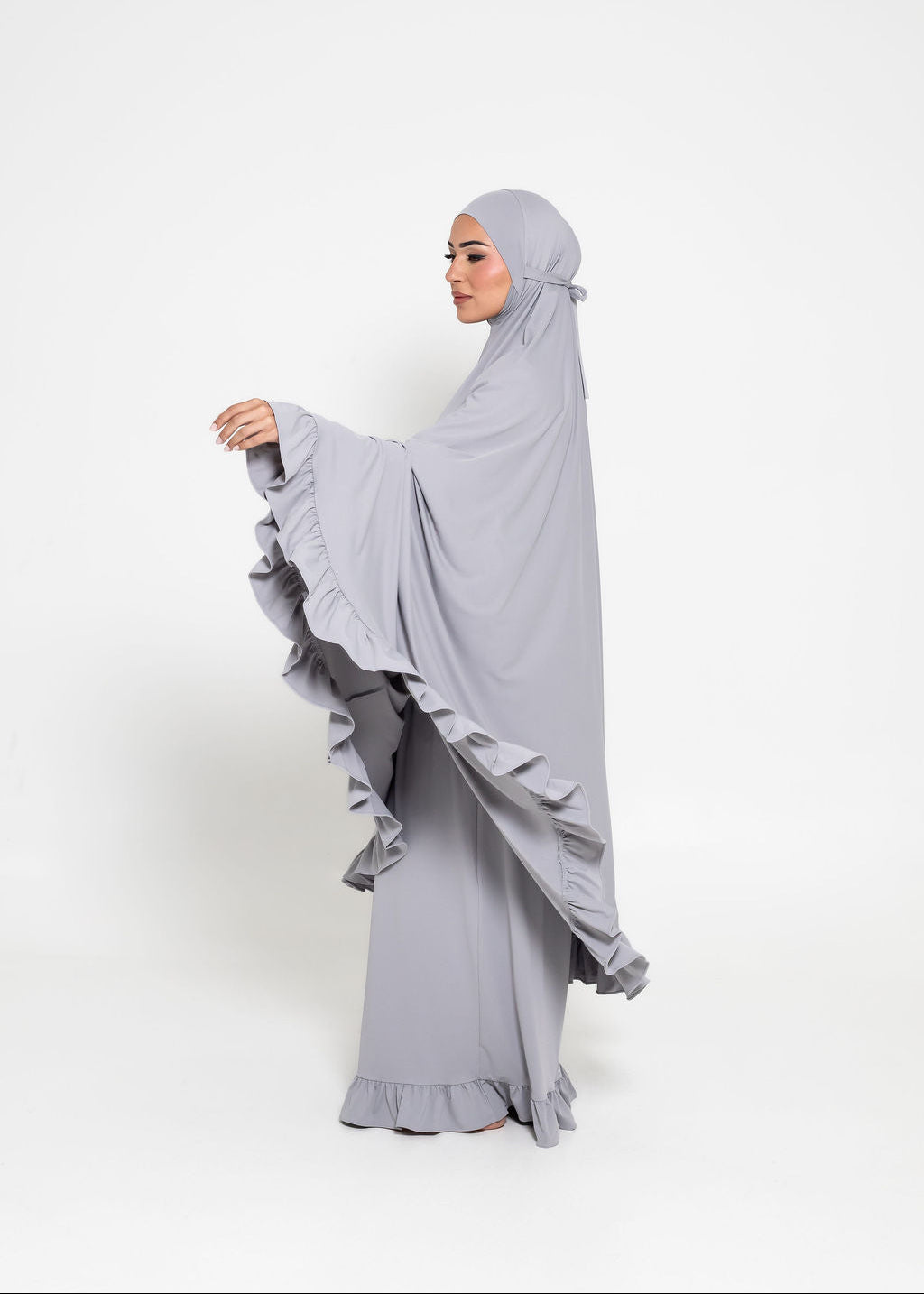 Selah Frill Set - Pebble