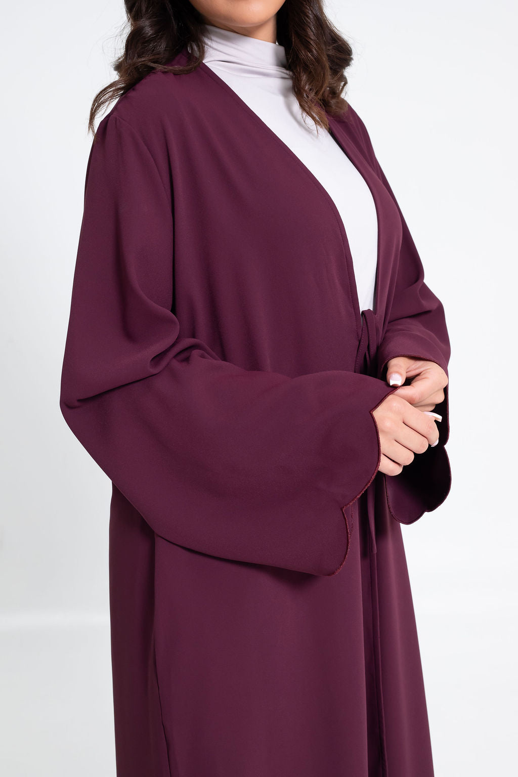 Luna Tie Abaya - Plumwood