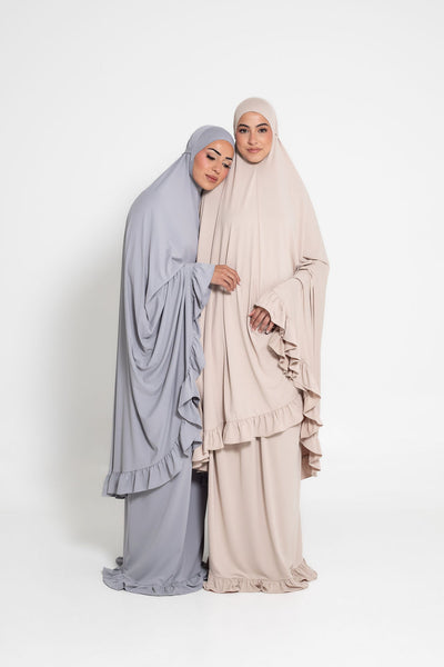 Selah Frill Set - Pebble