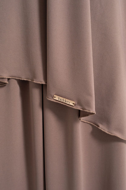 Alia Sleeve Jilbab - Almond
