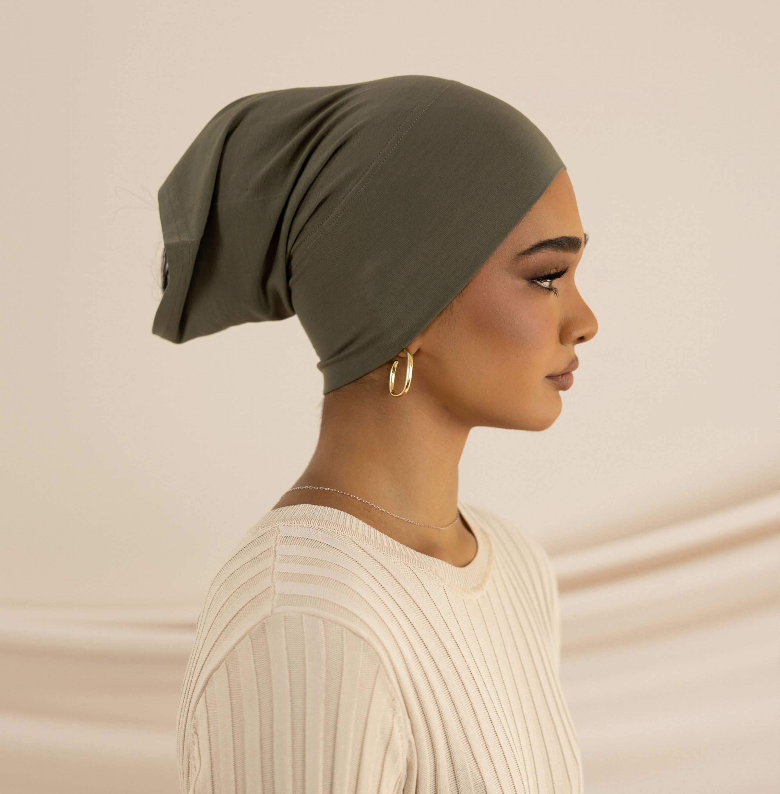 MODAL FOREST under cap hijab set