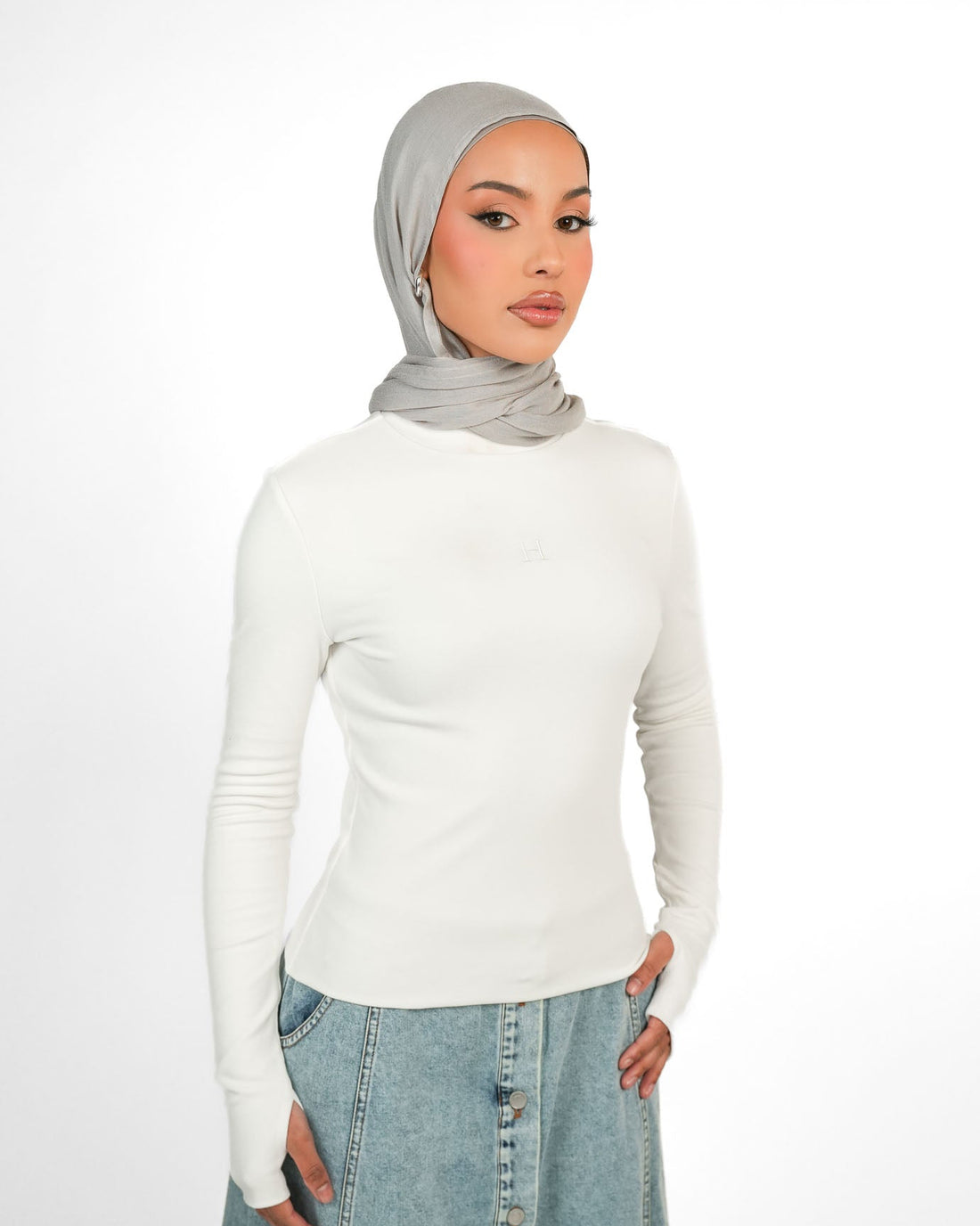 Essential Long Sleeve - White