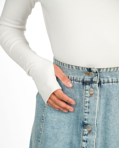 Essential Long Sleeve - White