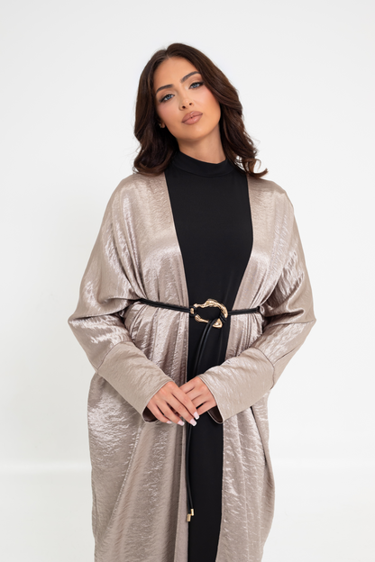 Alma Batwing Abaya - Desert Glow