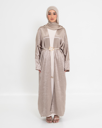 Alma Batwing Abaya - Desert Glow