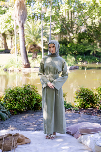 Solene Dress - Sage