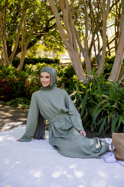 Solene Dress - Sage