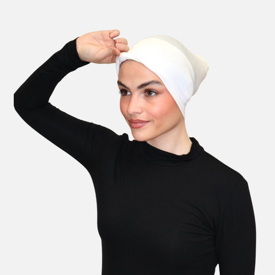 Ice white grip under cap