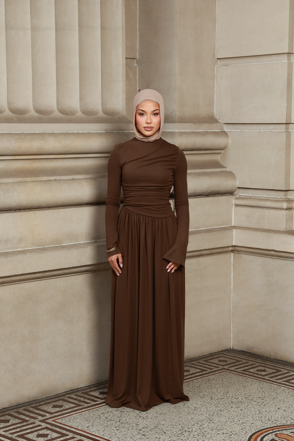 Zavine Dress - Espresso