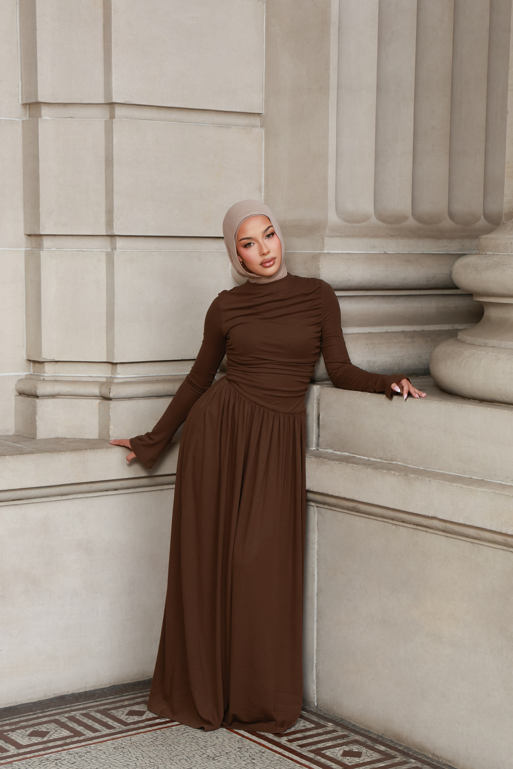 Zavine Dress - Espresso