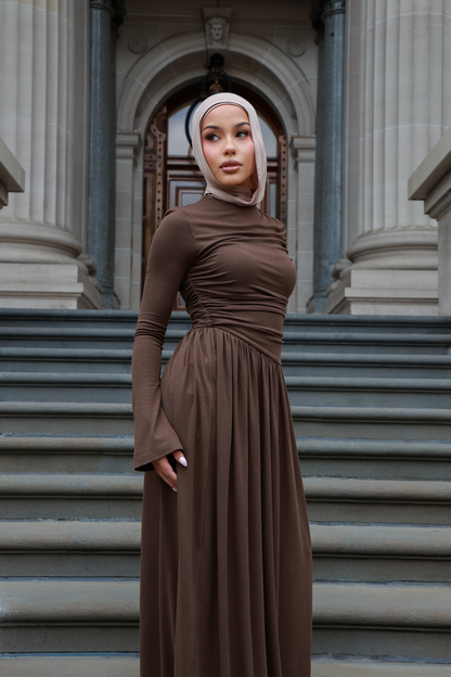 Zavine Dress - Espresso