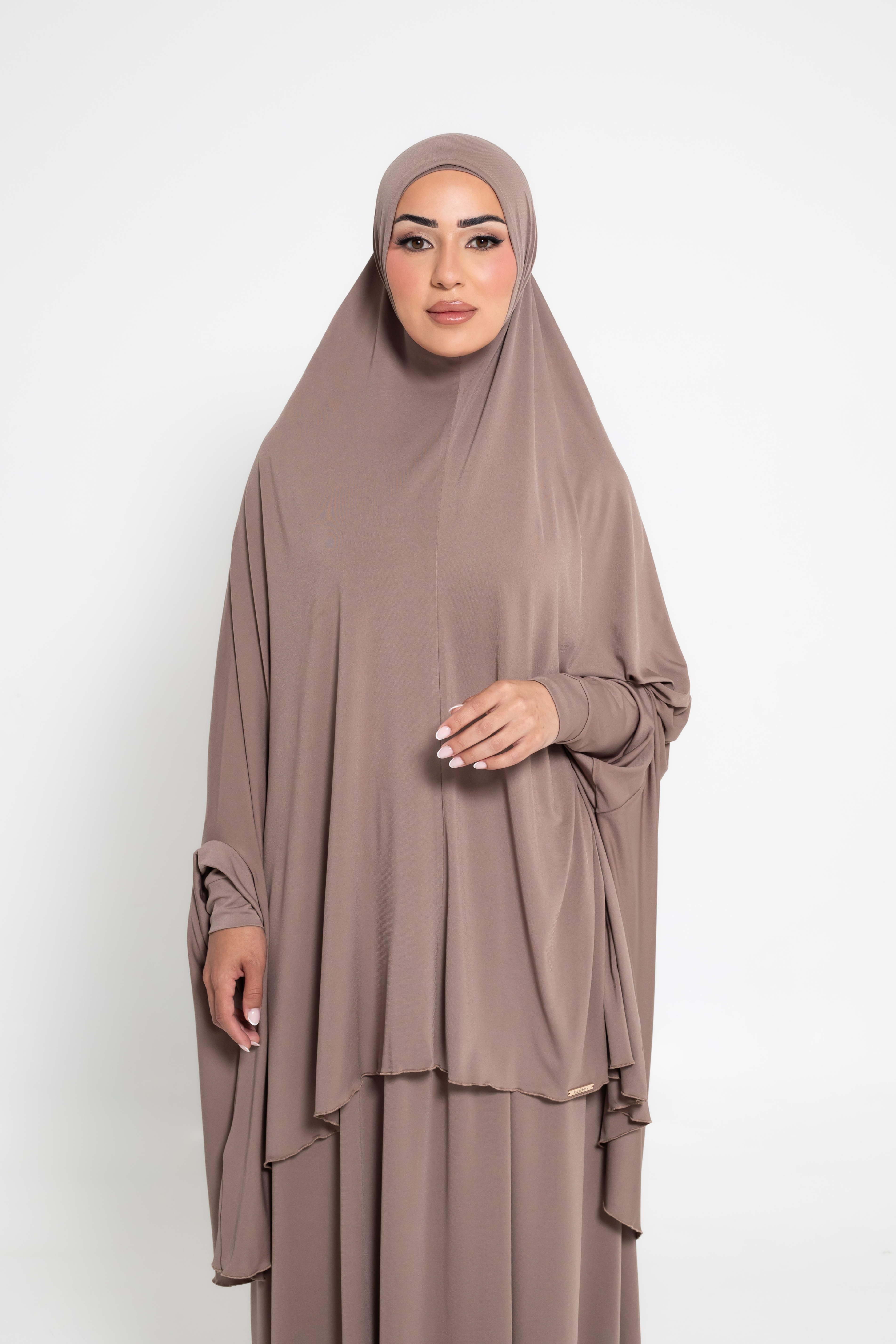Alia Sleeve Jilbab - Almond