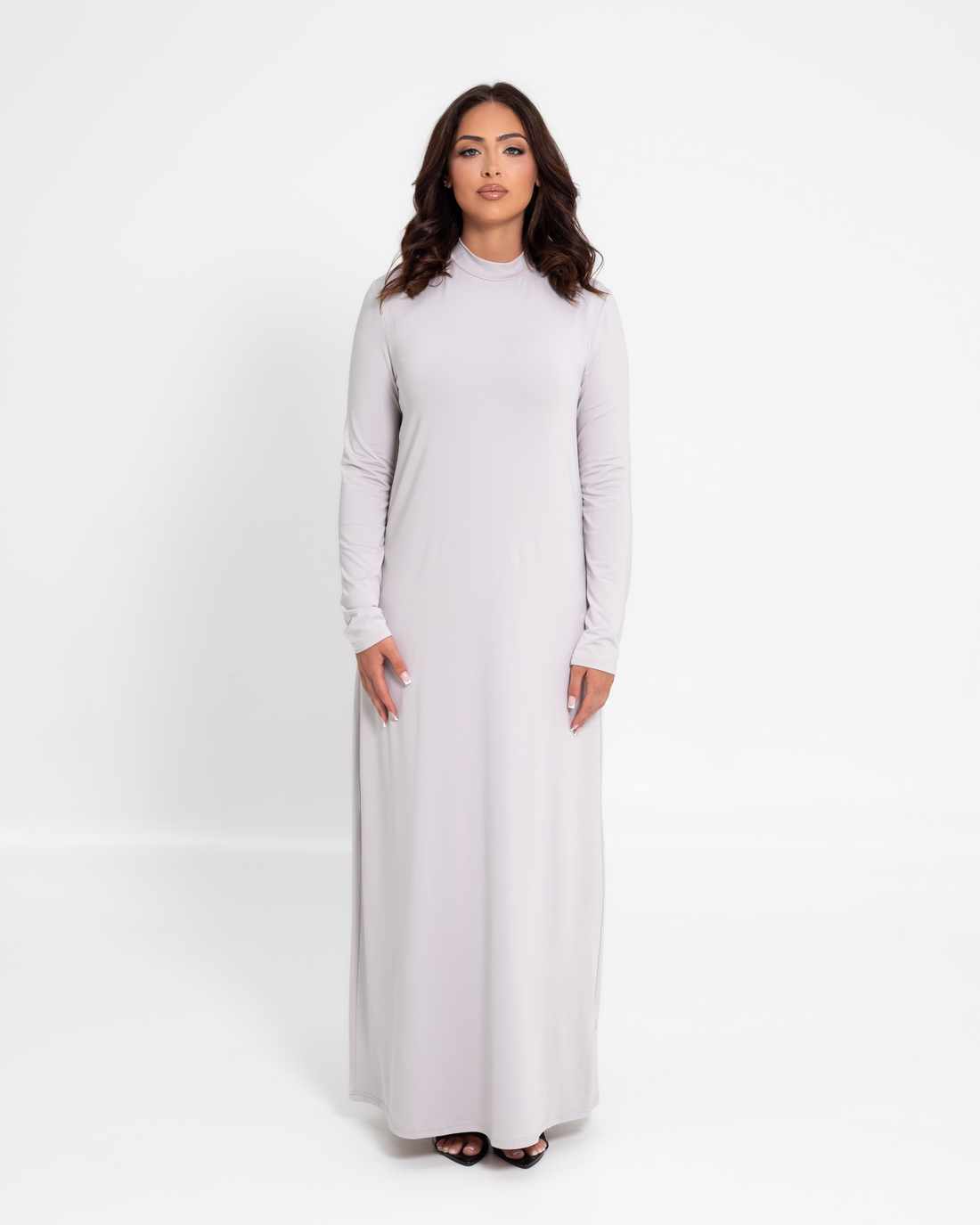 Asha Slip Dress - Pearl