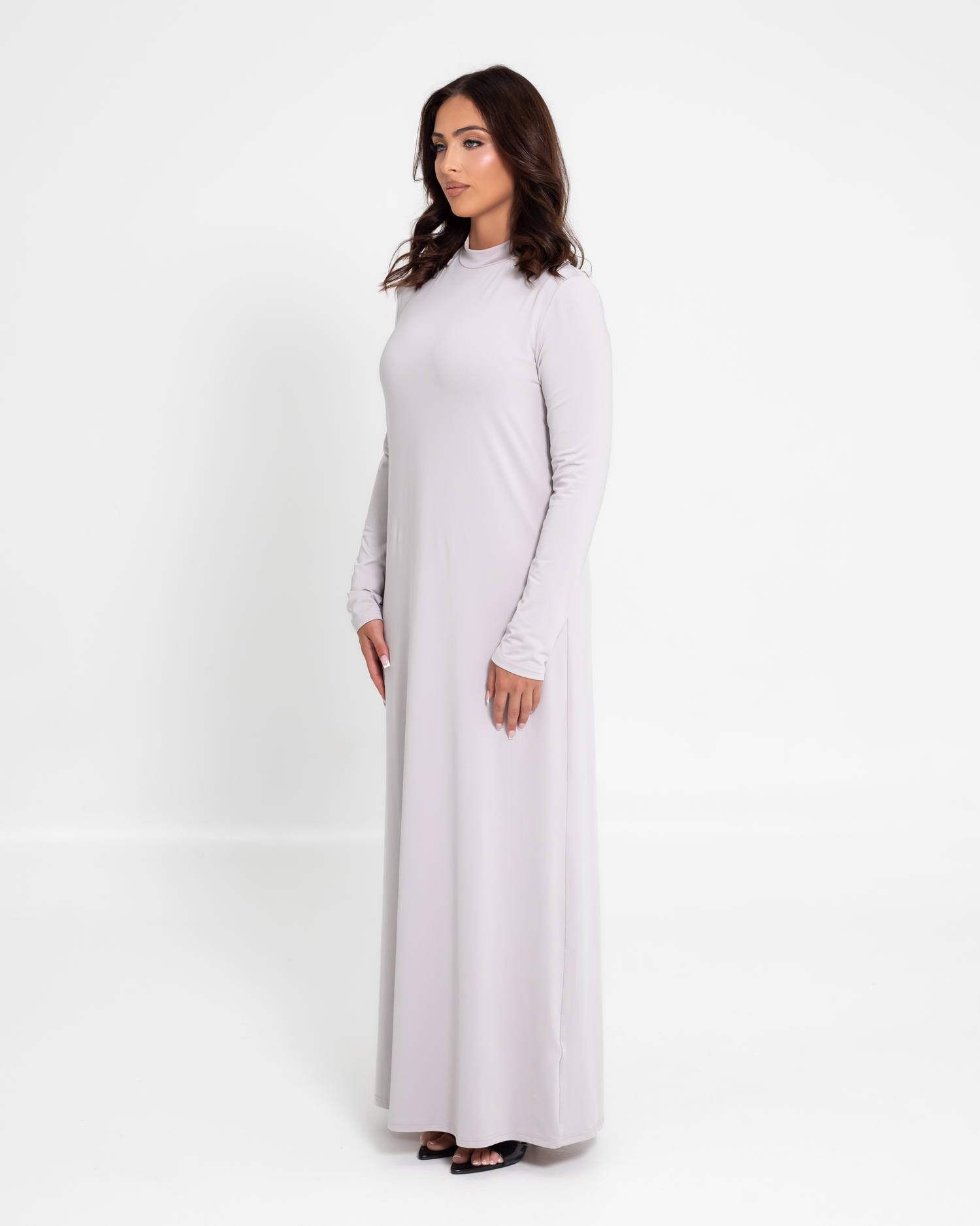 Asha Slip Dress - Pearl