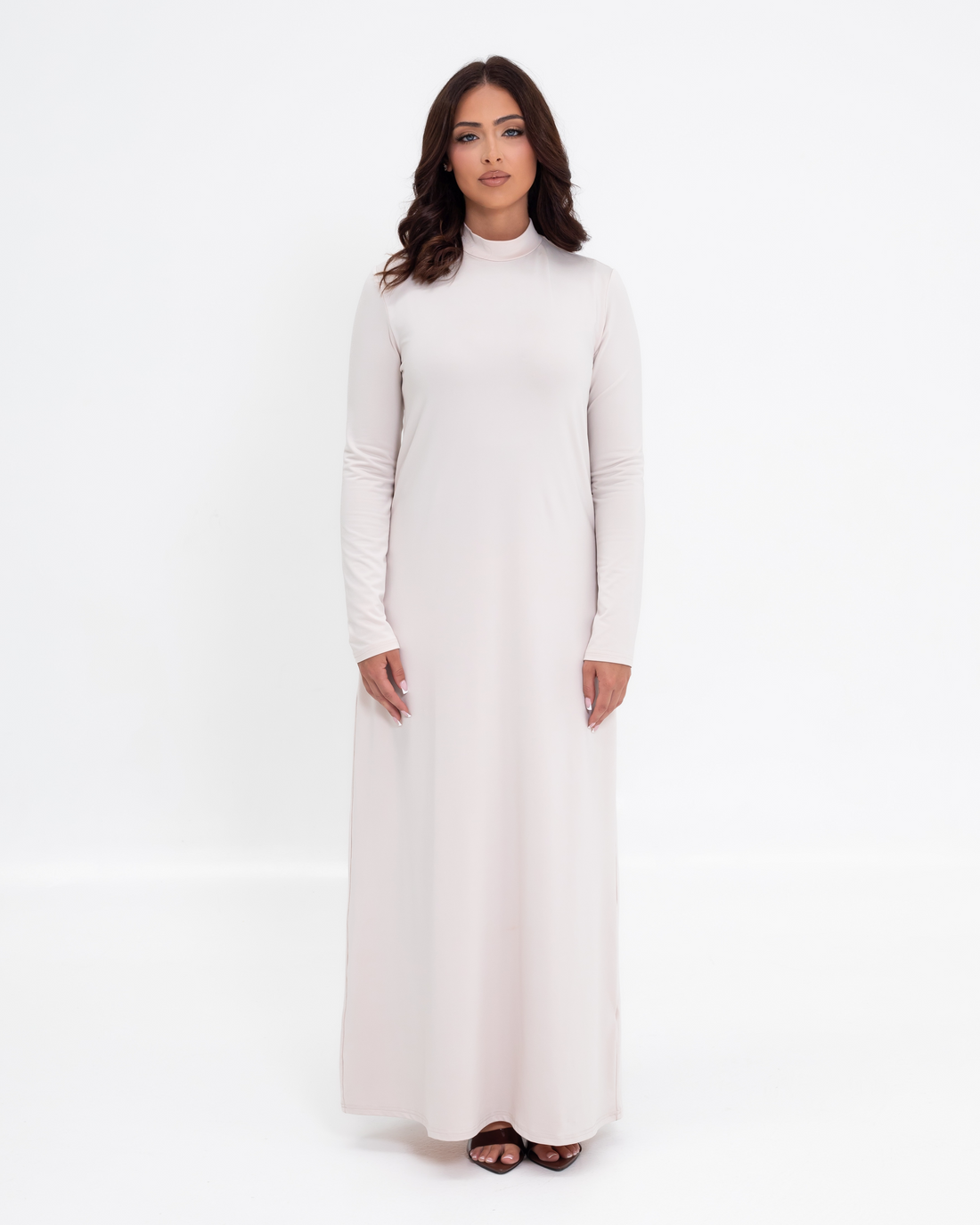 Asha Slip Dress - Salt