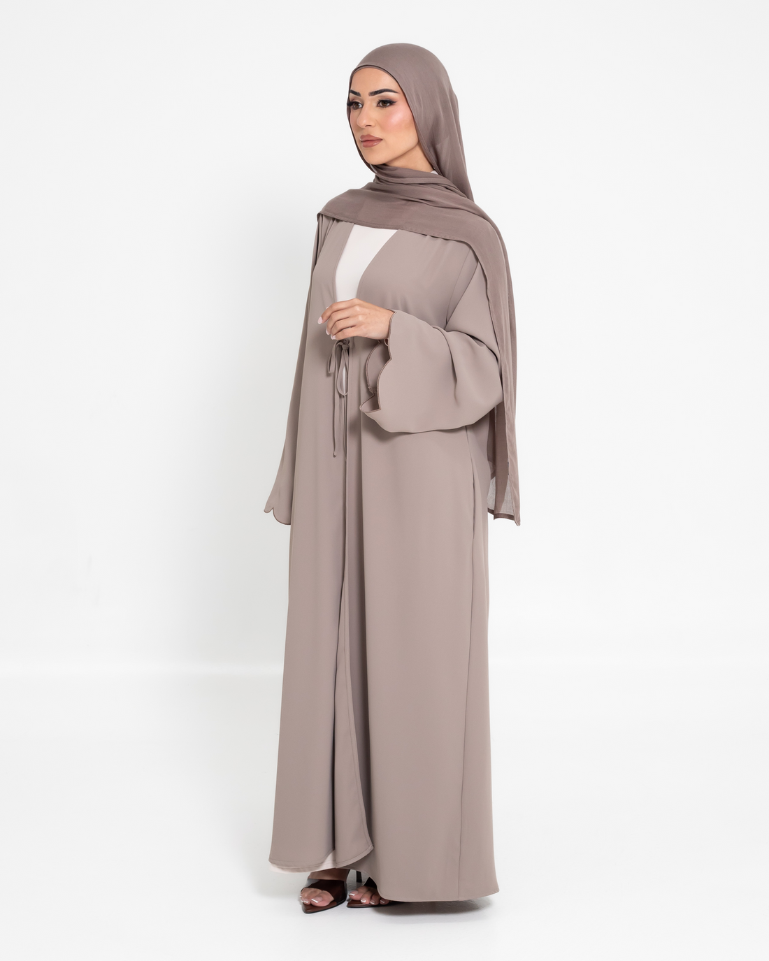Luna Tie Abaya - Chai