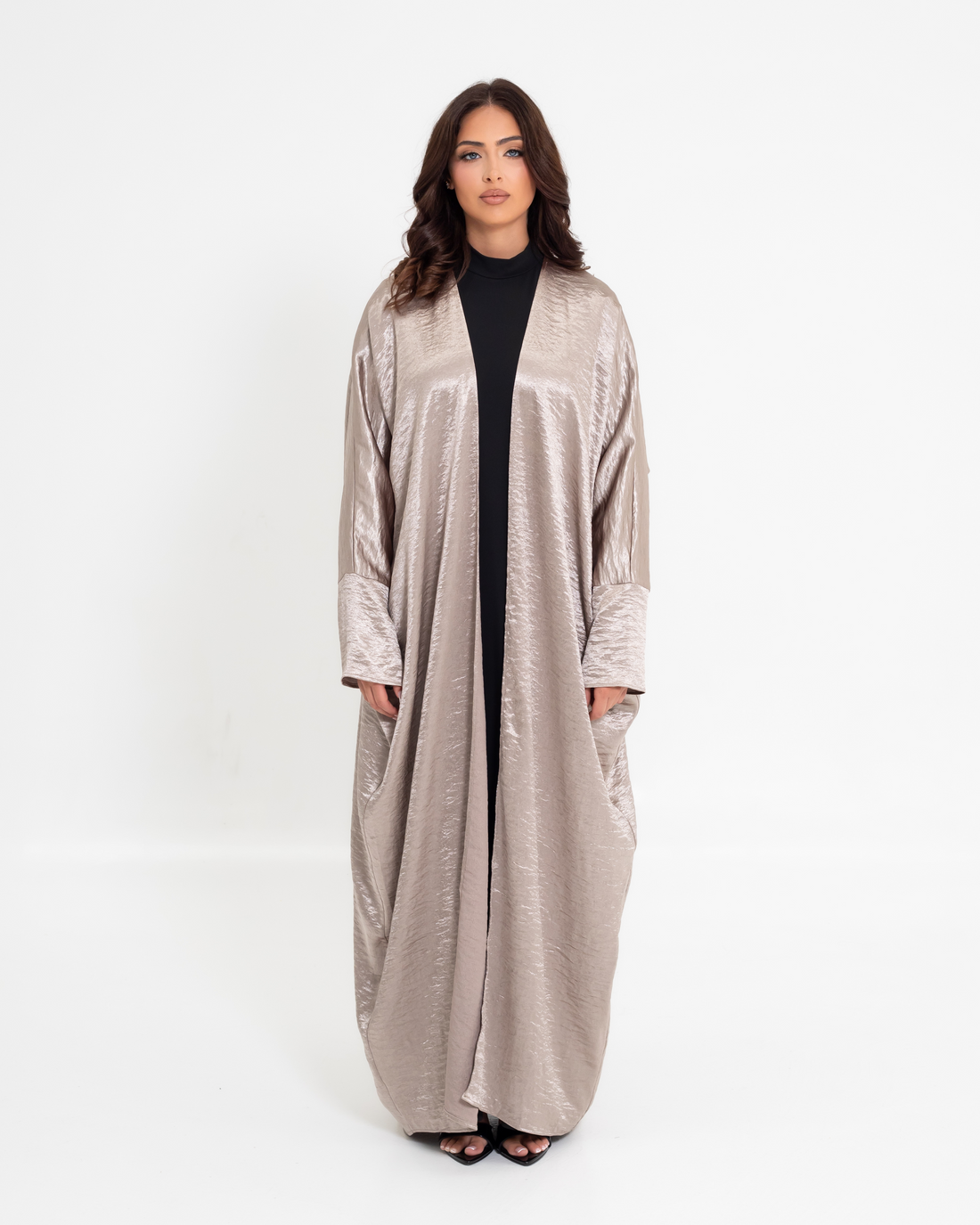 Alma Batwing Abaya - Desert Glow