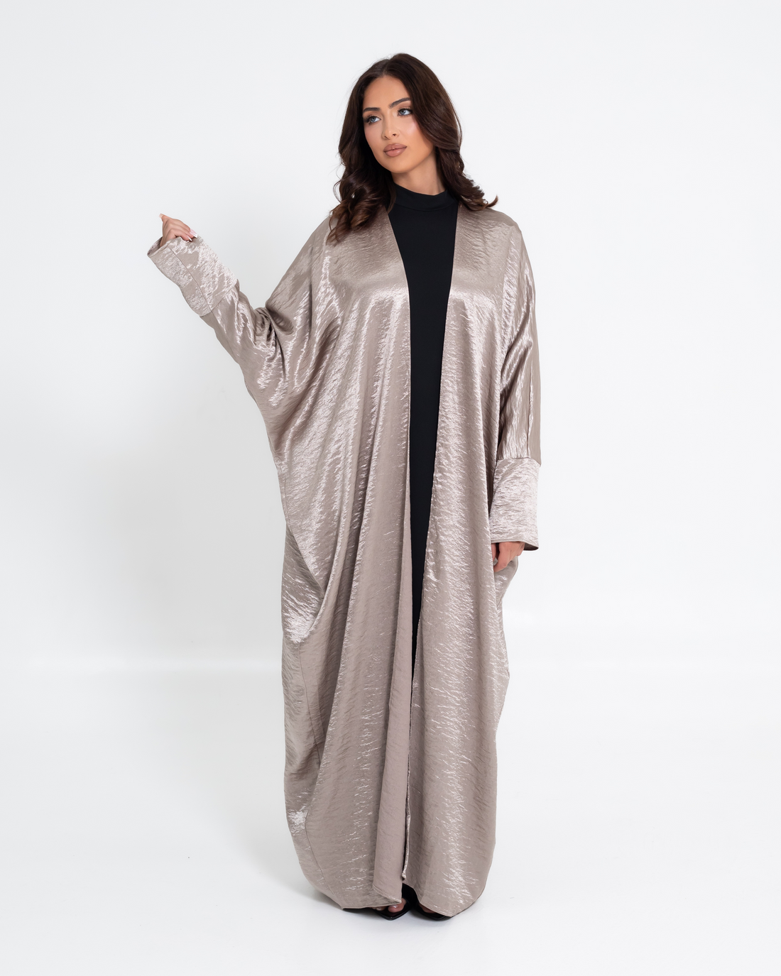 Alma Batwing Abaya - Desert Glow