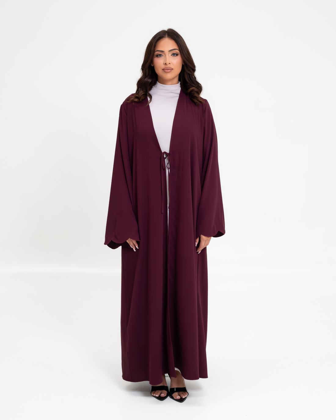 Luna Tie Abaya - Plumwood