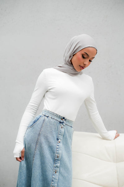 Essential Long Sleeve - White