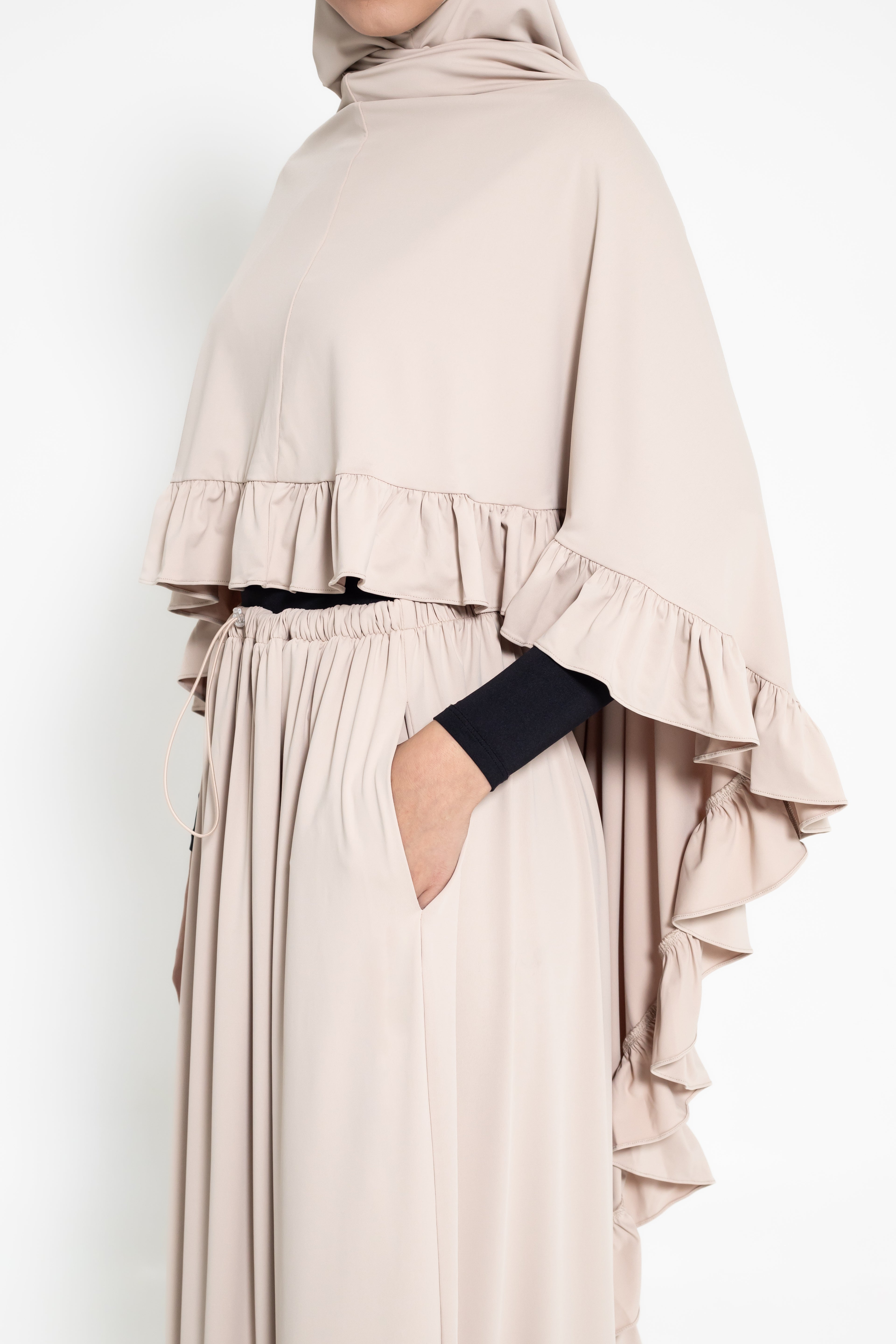 Selah Frill Set - Ecru