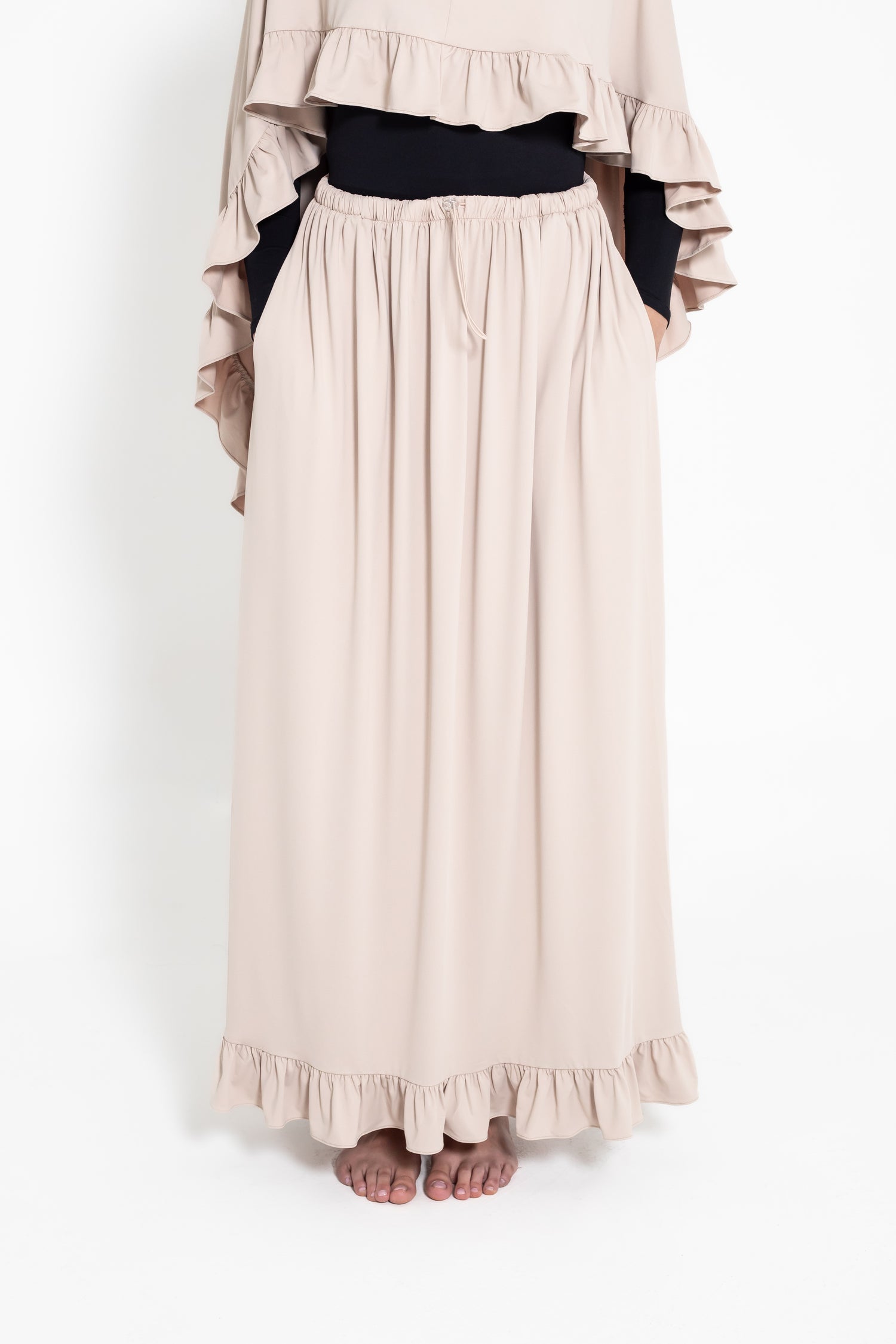 Selah Frill Set - Ecru