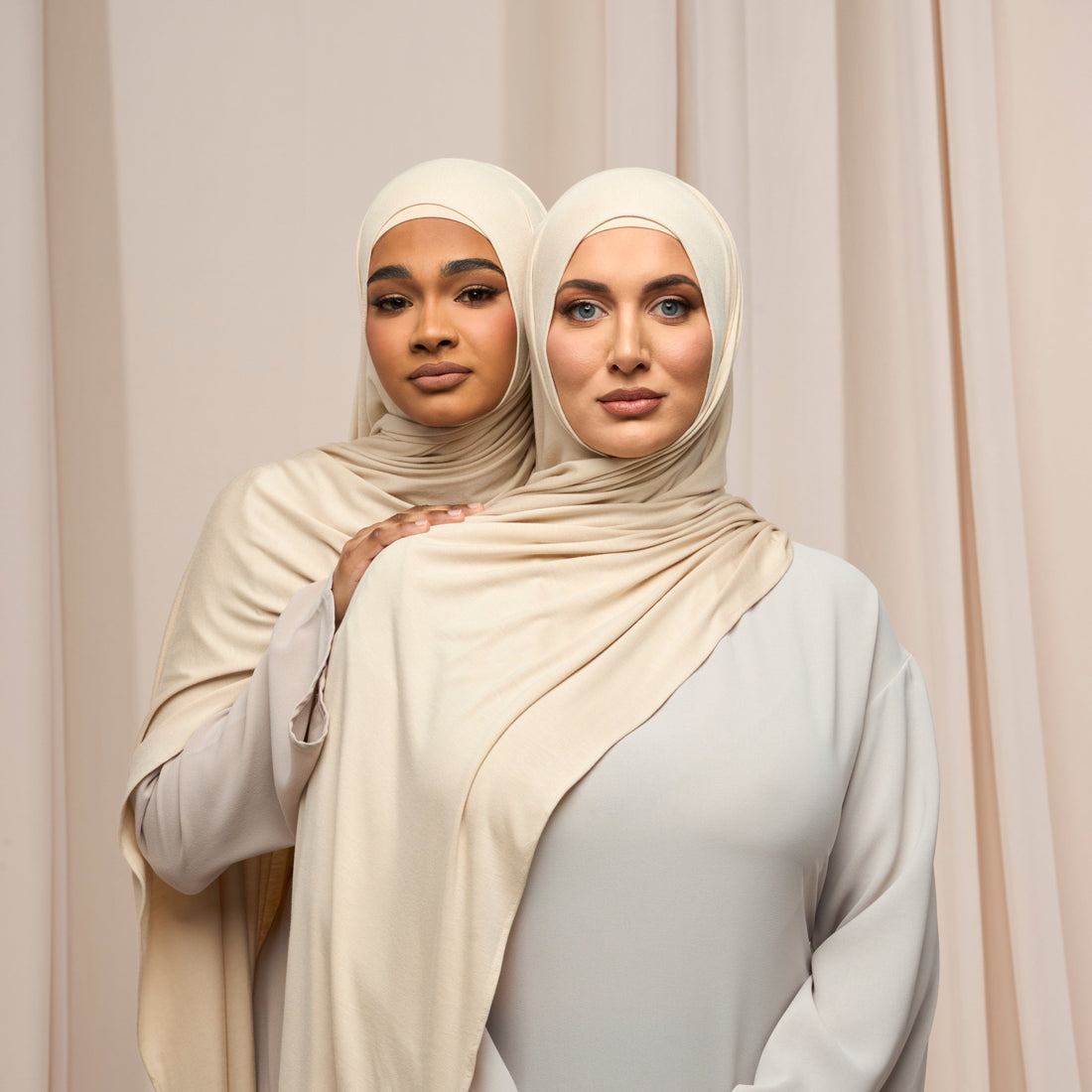 SIGNATURE JERSEY LINEN hijab set