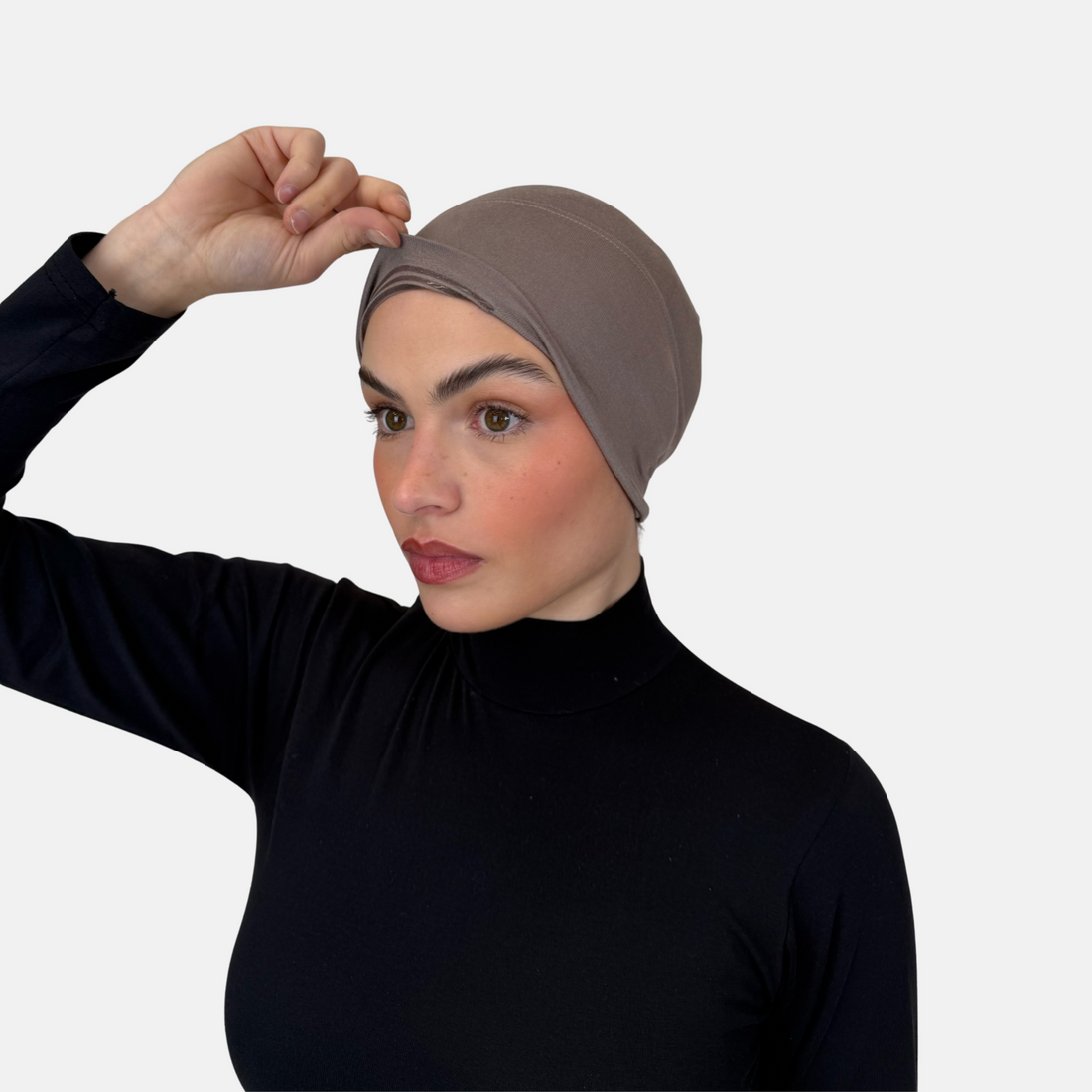 Mushroom grip under cap
