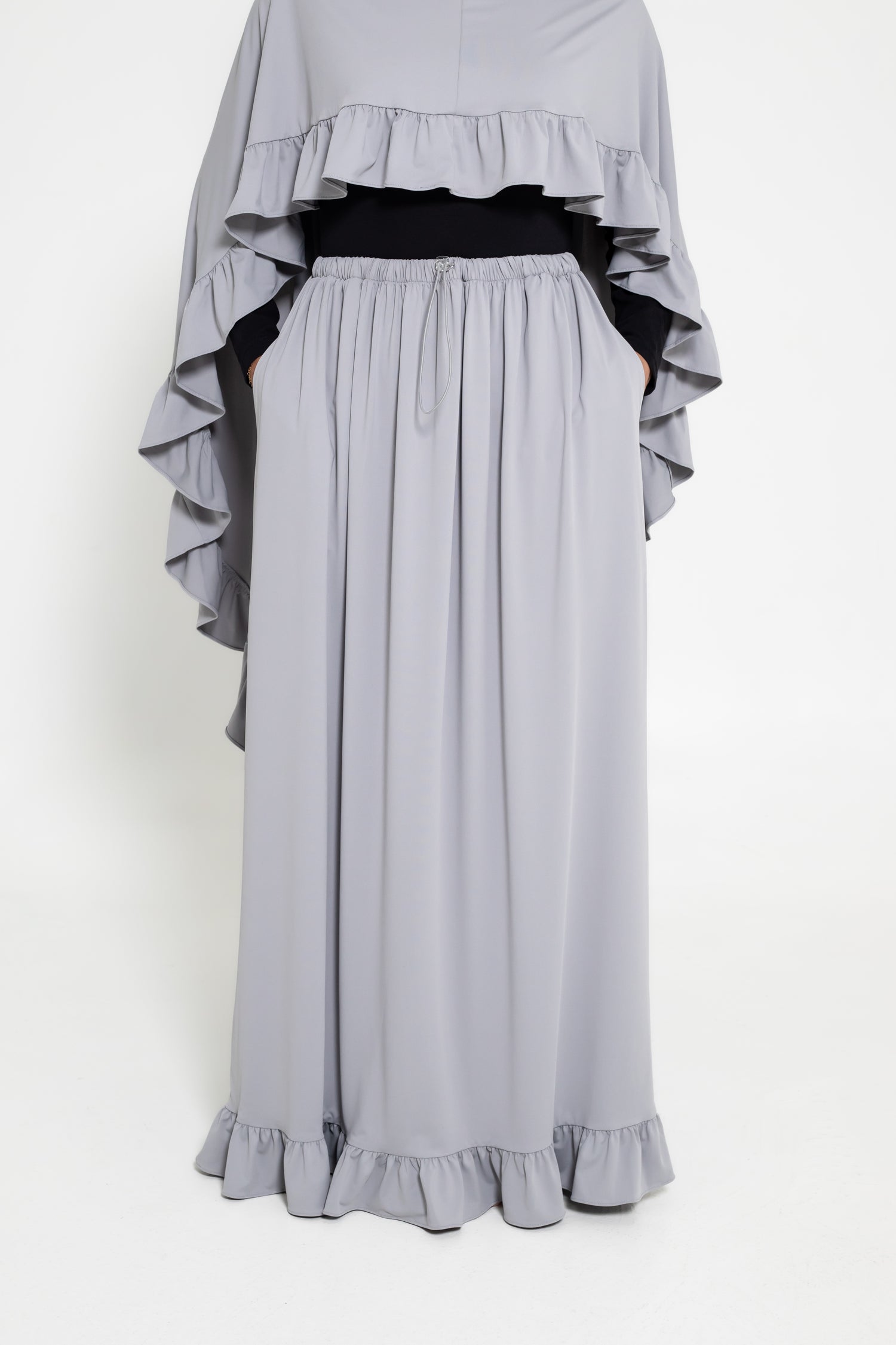 Selah Frill Set - Pebble