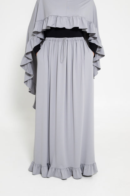 Selah Frill Set - Pebble