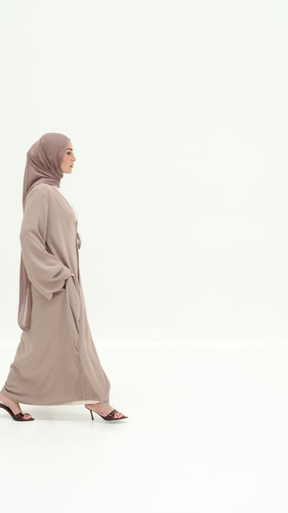 Luna Tie Abaya - Chai