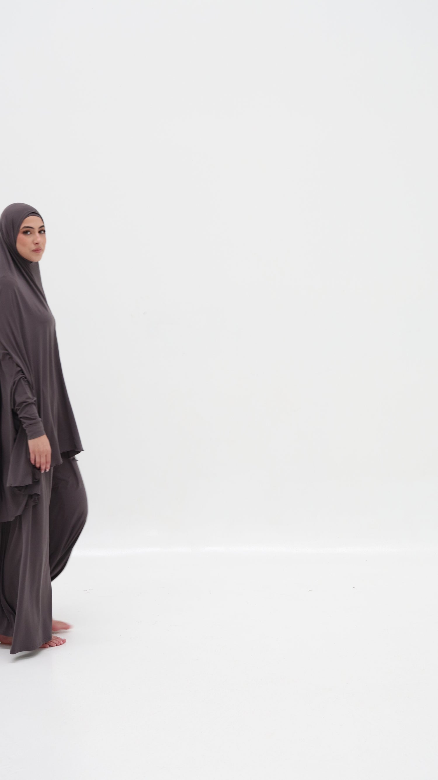 Alia Sleeve Jilbab - Ash