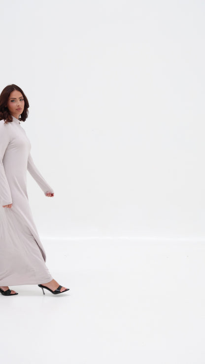 Asha Slip Dress - Pearl