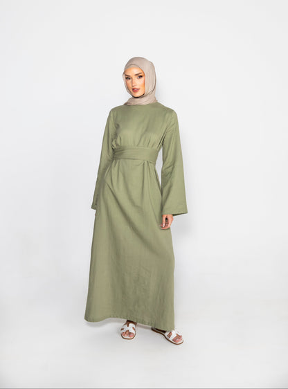 Solene Dress - Sage