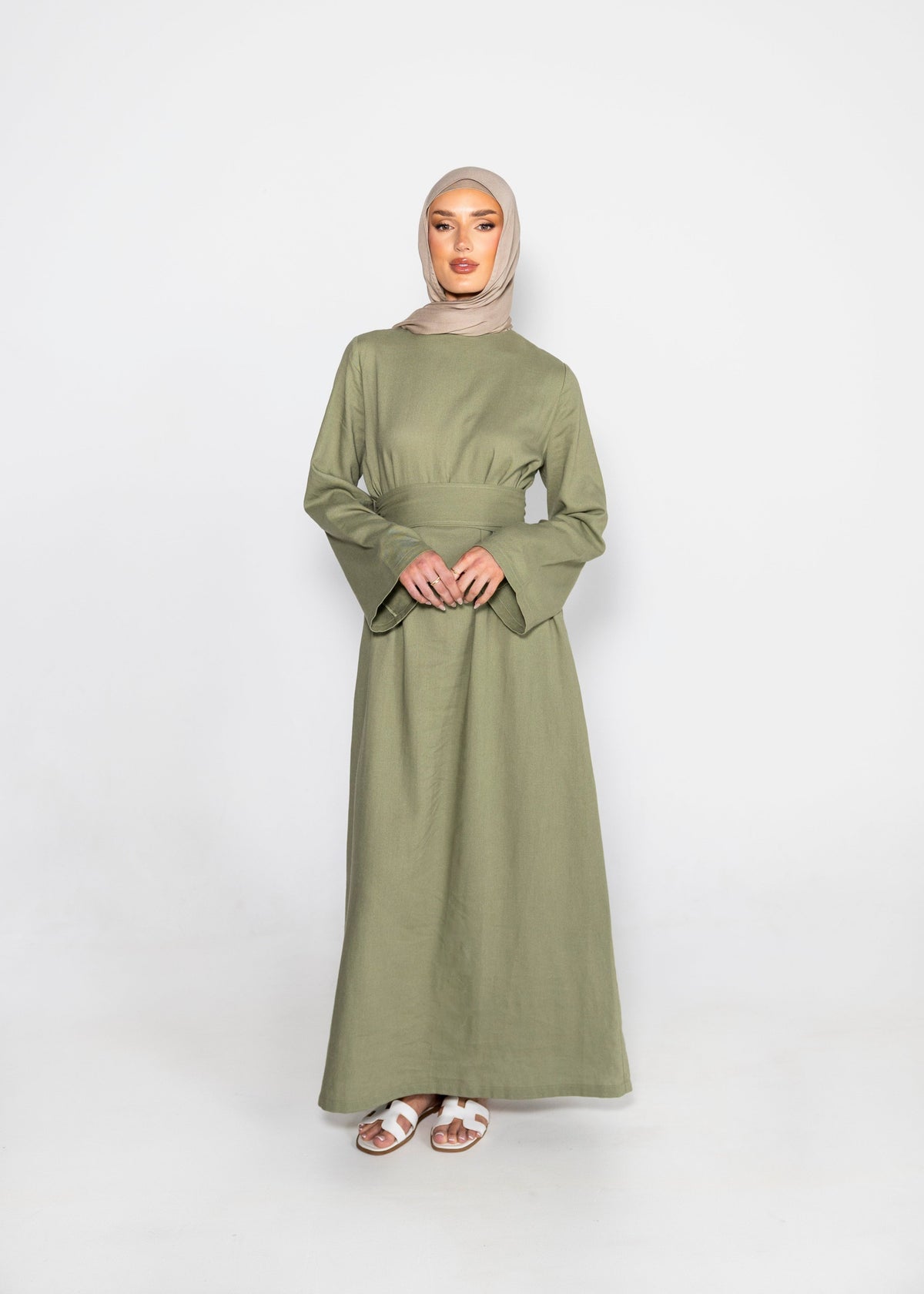 Solene Dress - Sage