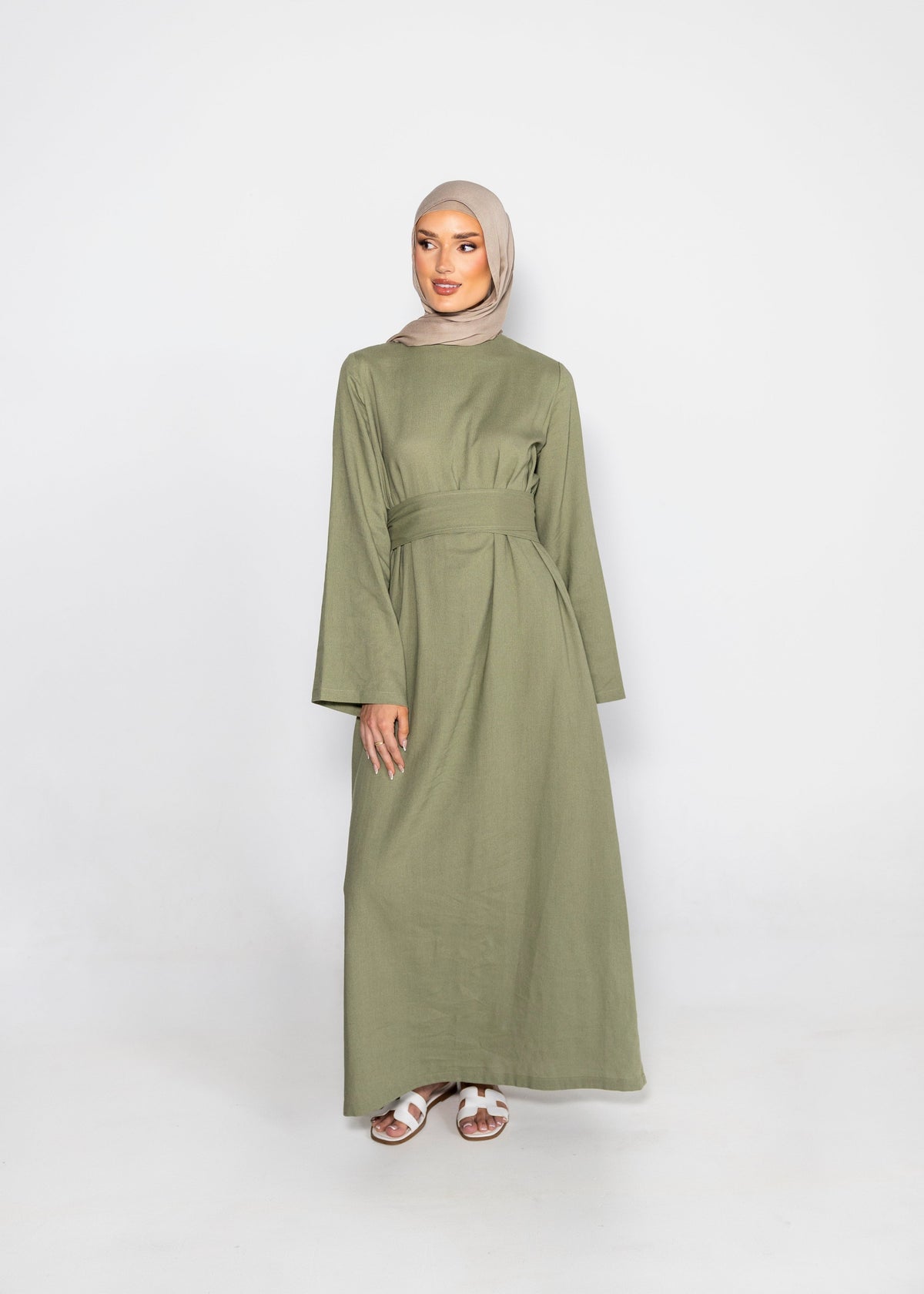 Solene Dress - Sage