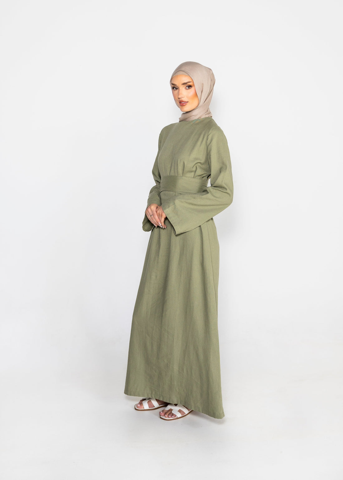 Solene Dress - Sage