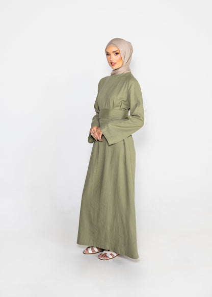 Solene Dress - Sage