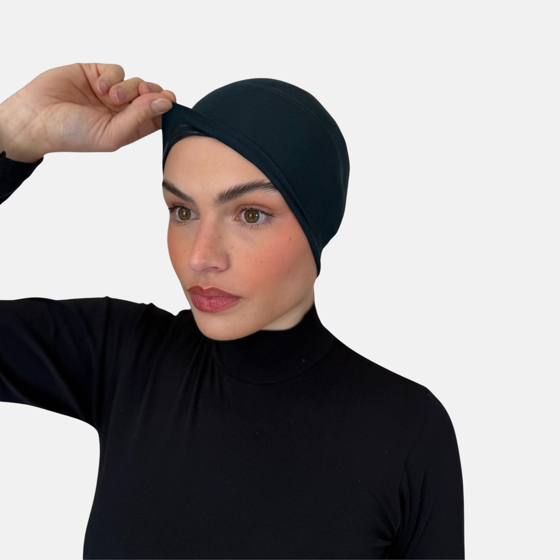 Teal grip under cap